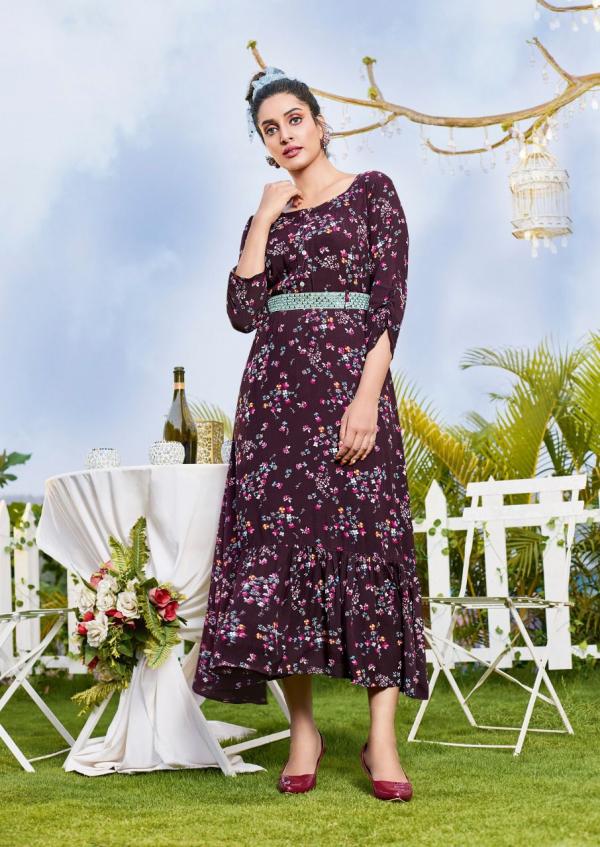 Karissa Kinlee Vol 2 Rayon Print With Designer Exclusive Kurti Collection